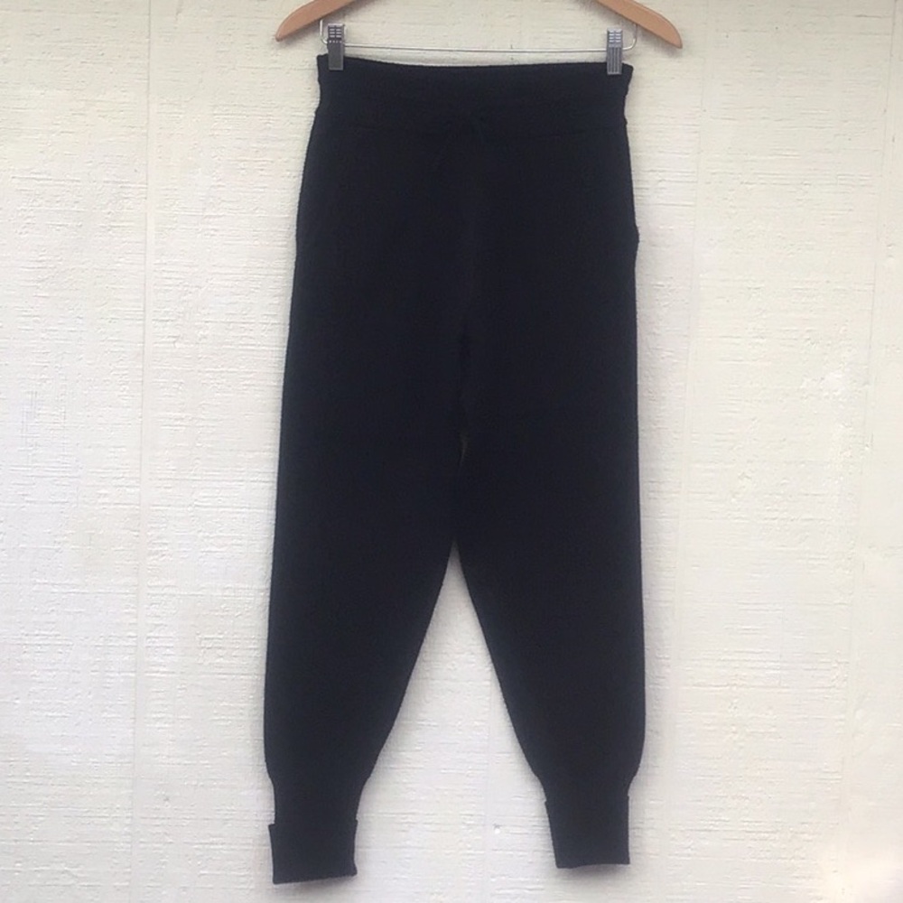 Zara knit Black Jogger ankle Pants